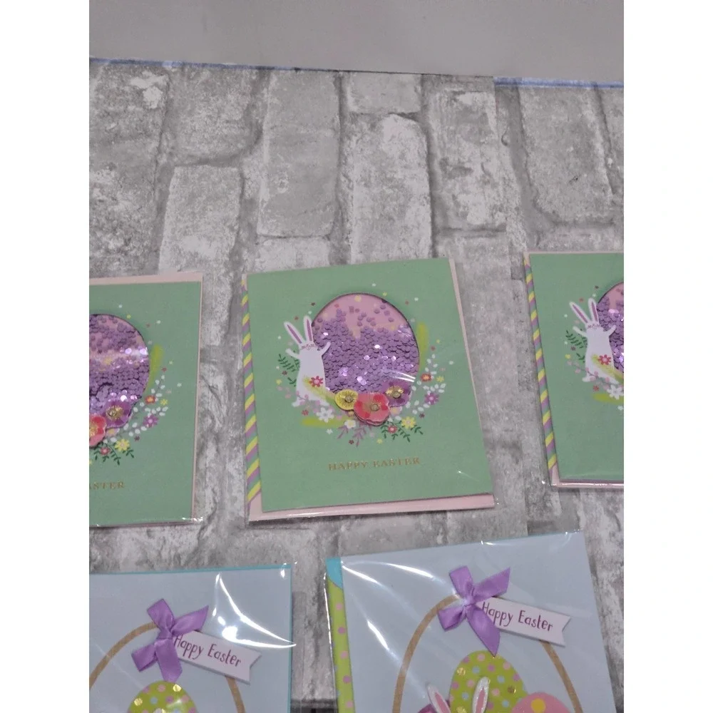 Roberts and Reid Easter Cards Lot‎ of 7 cards with envelopes 3D 2D